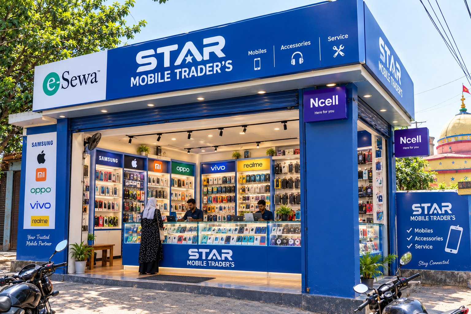 Star Mobile Trader's Storefront in Dhangadhimai-10, Siraha